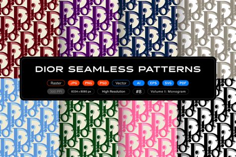 dior patterns free download.